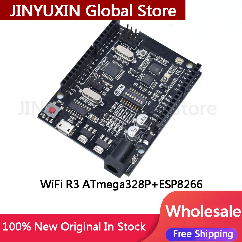 Esp8266 Nodemcu - Ardunuino nodu-unoro r3,wifi,atmega328p,esp8266,32MBメモリ,USB-TTL,ch340g,wemos p8266,1個