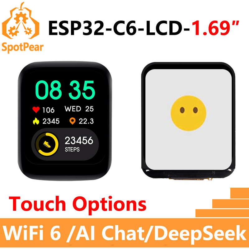 Esp32 C6 - Waveshare ESP32-C6 1.69 インチ タッチ LCD