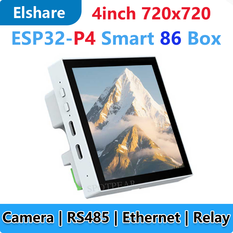 Espressif Esp32 - ESP32-P4 スマート 86 TV ボックス開発ボード 4インチディスプレイ