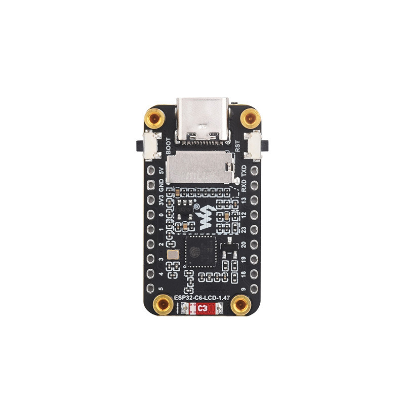 Esp32 Development Board - ESP32-C6 1.47インチLCD開発ボード。262K色のRGBディスプレイを搭載し、Wi-Fi 6およびBluetooth 5に対応。