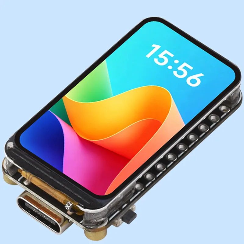 Esp32 C3 - ESP32-C3 1.47インチLCDディスプレイ開発ボード Wi-Fi BLE 5 オンボードTFカードスロット、6軸IMU、複数の周辺機器インターフェース