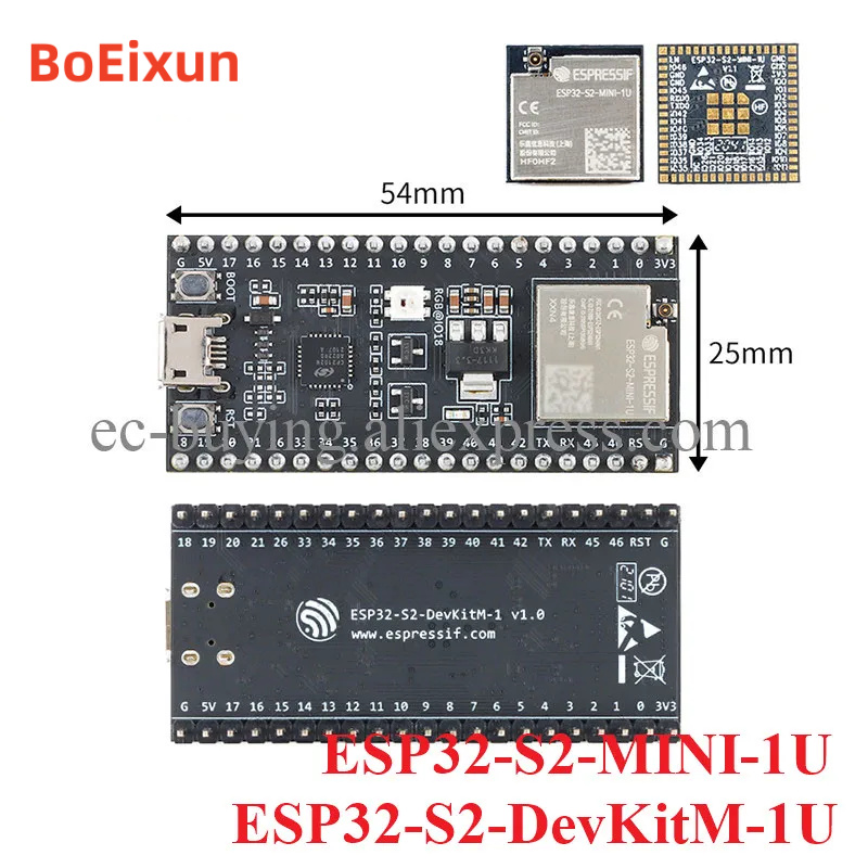 Esp32 S2 - ESP32-S2-DevKitM-1U 開発ボード ESP32 ESP32-S2 ESP32-S2-MINI-1 ESP32-S2-MINI-1U