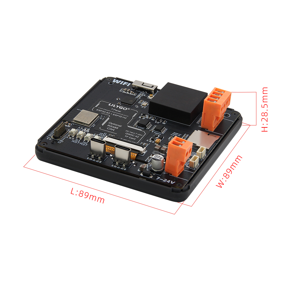 Esp32 H2 - T-Panel-S3 4.0インチTFT LCD ESP32-S3 ESP32-H2デュアルMCU開発ボード（SPI+RGBスクリーン、WIFIおよびBluetoothモジュール搭載）
