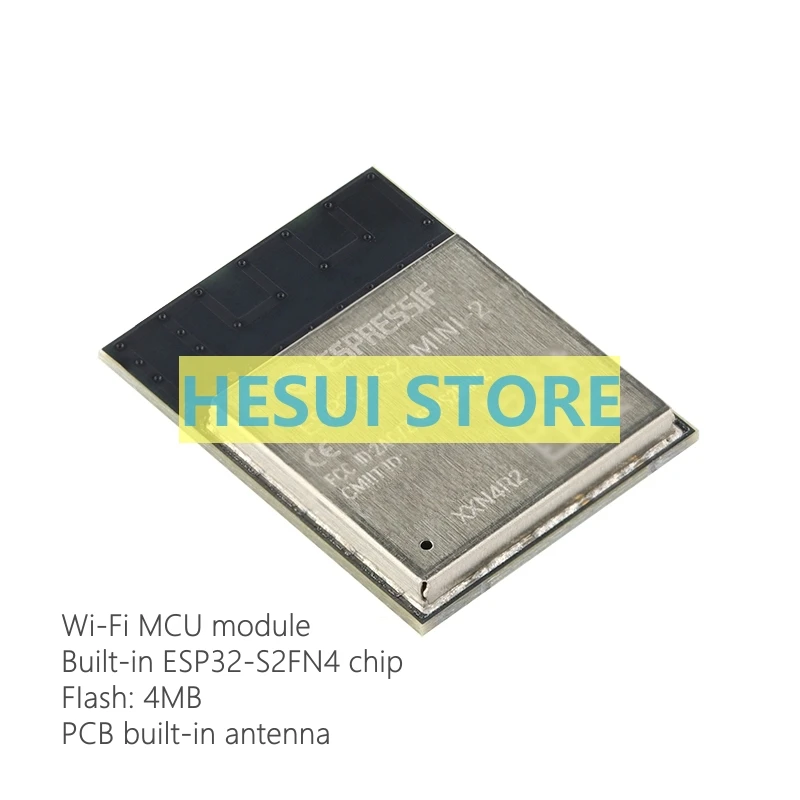 Esp32 S2 - ESP32-S2-MINI-2-N4R2 2.4GHz Wi-Fiモジュール 4MBフラッシュ+2MB