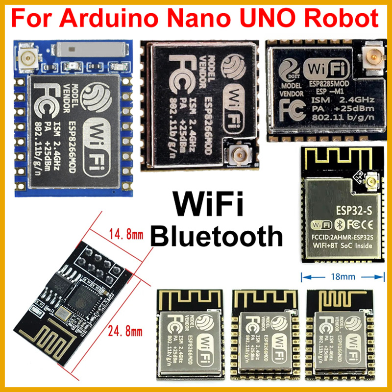 Esp8266 - ESP32、ESP-32S、ESP-12E、ESP-12F、ESP-12S、ESP-01S、ESP-07、07S、ESP01、M1、ESP8266。ワイヤレスWi-Fi、Bluetoothモジュール、PCBアンテナ。Arduino用。