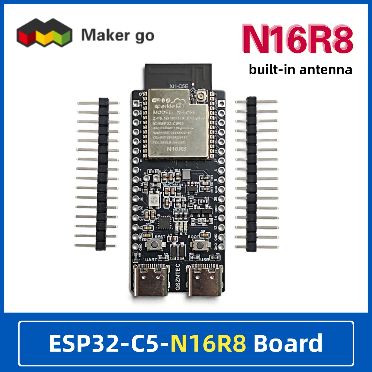 Esp32 Uart Module - ESP32-C5-N16R8開発ボード 2.4GHz & 5GHz デュアルバンド Wi-Fi