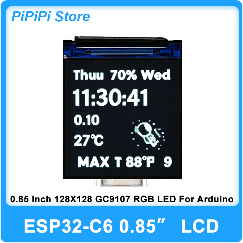 ESP32 C6 0.85インチ 128X128 IPSスク - Esp32 C6 のレビューと価格