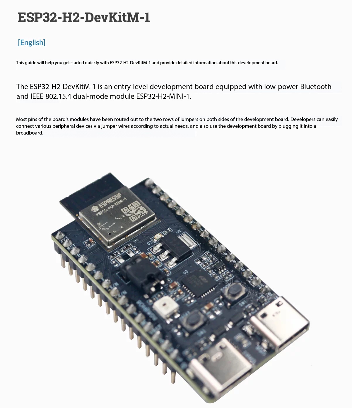 Espressif ESP32-H2-DevKitM-1 8 - Esp32 H2 のレビューと価格