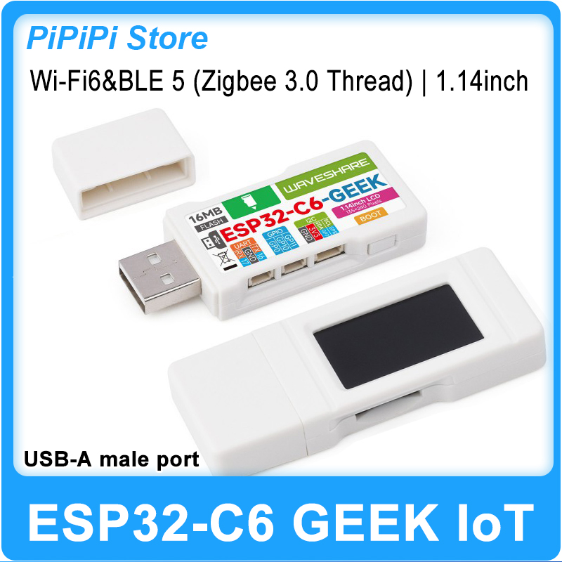 ESP32-C6 GEEK開発ボード 1.14インチLCDス - Esp32 C6 のレビューと価格