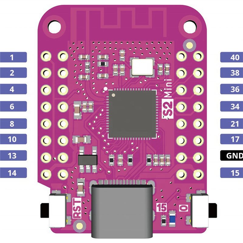 AAAEL-5PCS S2 ミニ V1.0.0 ESP32- - Esp32 S2 のレビューと価格