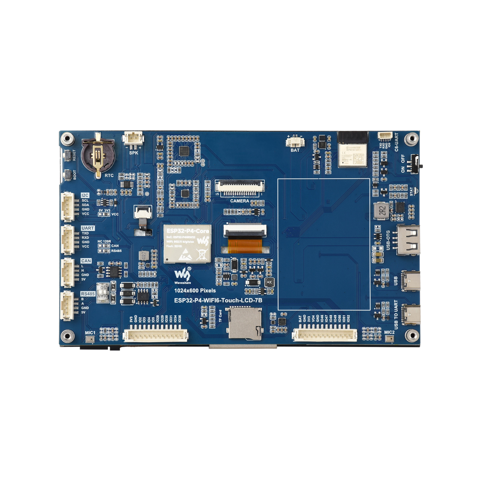 ESP32-P4-WIFI6 7 インチ 5 点タッチ ディ - Esp32 C6 のレビューと価格