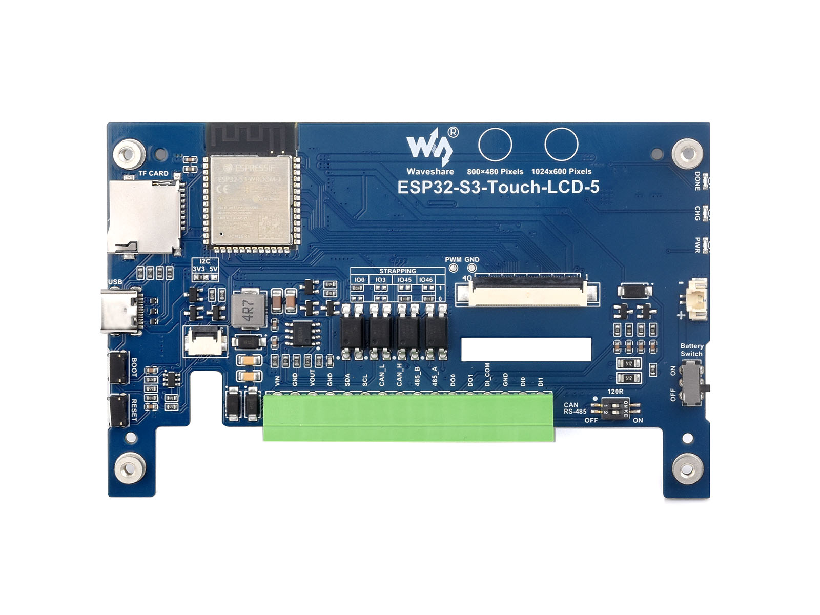 Waveshare ESP32-S3 5 インチ静電容量式タ - Esp32 S3 のレビューと価格