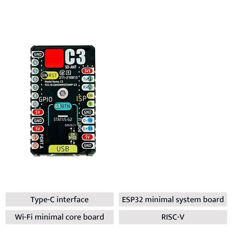 A99E-ESP32-C3 開発ボード M5stamp C3 - Esp32 C3 のレビューと価格