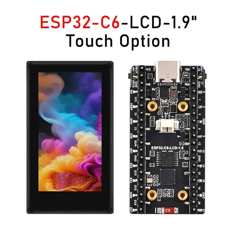 ESP32-C6 1.9 インチ LCD スクリーン開発ボー - Esp32 C6 のレビューと価格