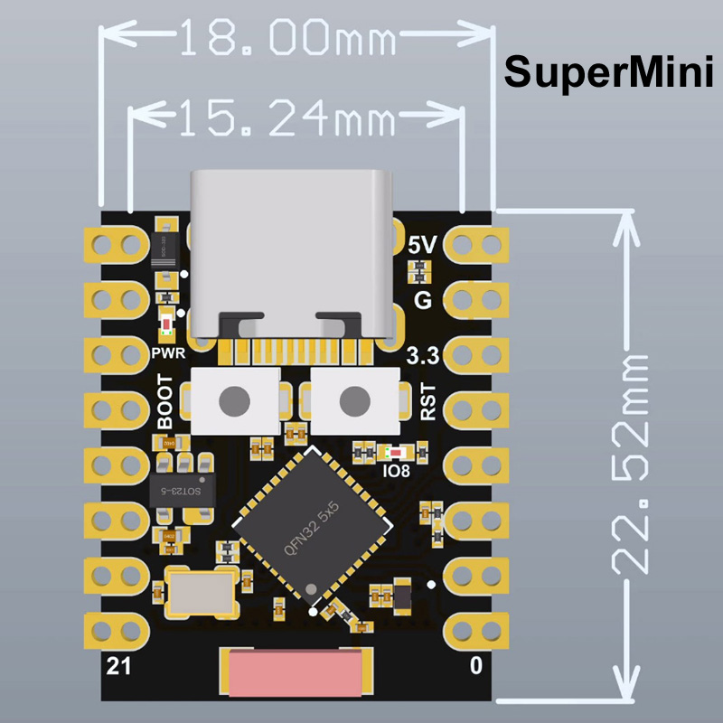 ESP32-S3 Supermini Pro MINI開発ボ - Espressif Esp32 のレビューと価格