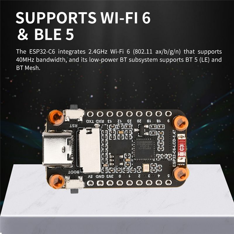 【NEW A09R!】 Esp32-C6 1.47インチ液晶 - Esp32 C6 のレビューと価格