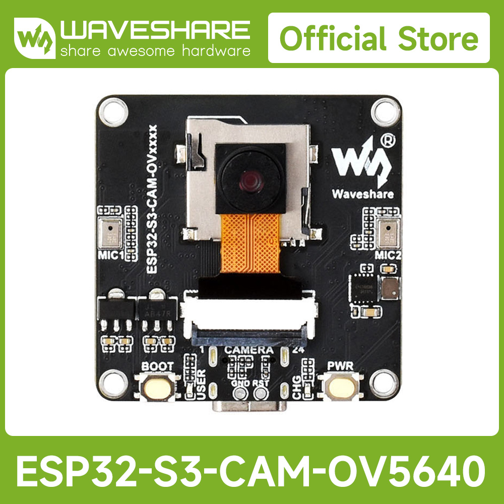 Waveshare ESP32-S3 AIoT カメラ開発ボ - Esp32 S3 のレビューと価格