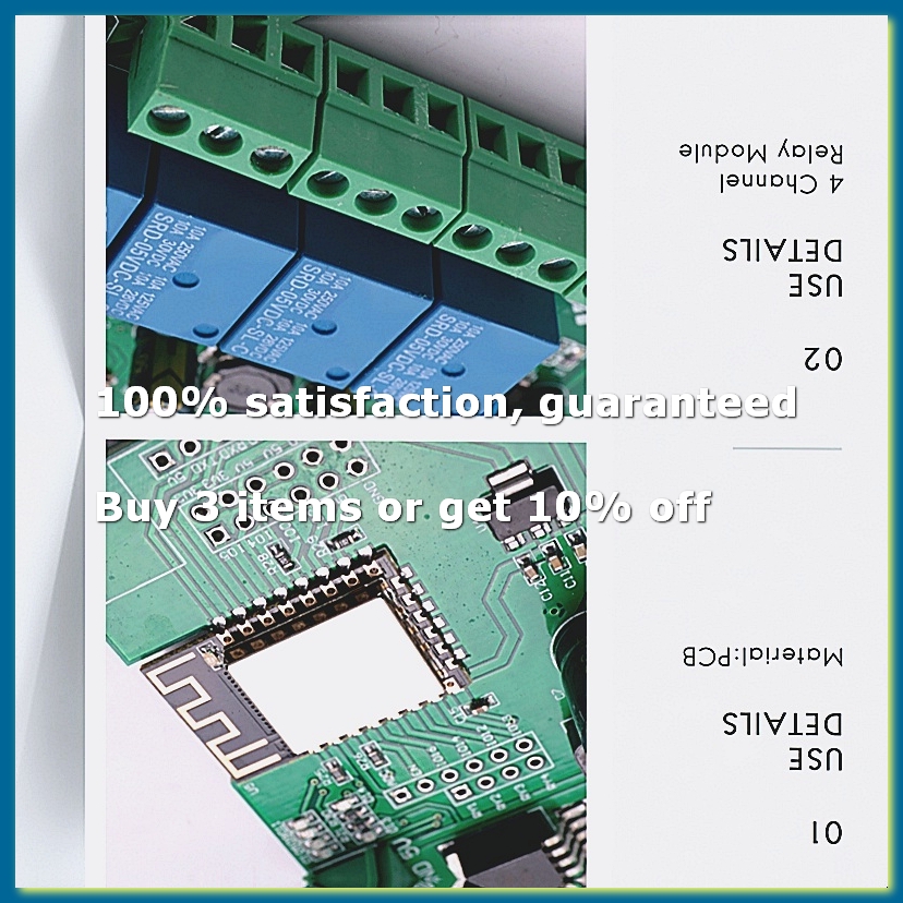 ESP8266 ワイヤレス WIFI 4 チャンネルリレーモ - Esp8266 のレビューと価格